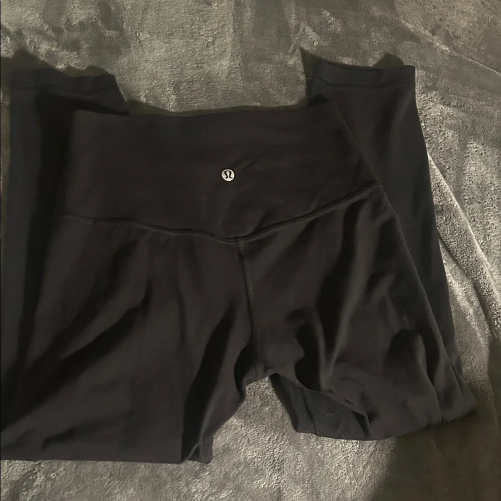 Lululemon Black High-Rise Capris/ Worn Once Like New